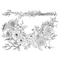IOD Decor Transfer - WINTER´S SONG ca 61x61cm