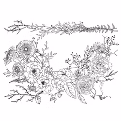 IOD Decor Transfer - WINTER´S SONG ca 61x61cm