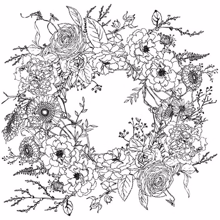 IOD Decor Transfer - WINTER´S SONG WREATH