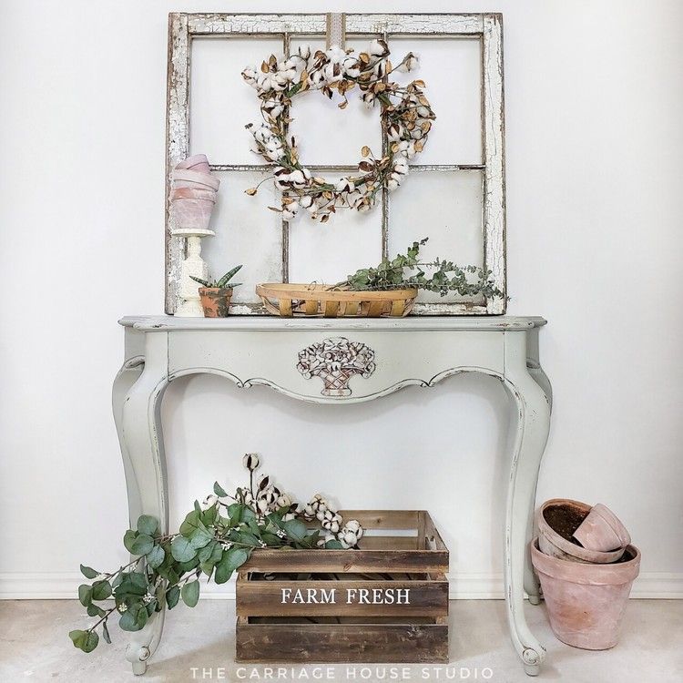 FUSION Mineral Paint - Eucalyptus - Photo credit Instagram @thecarriagehousestudio. Facebook @thecarriagehousetoronto