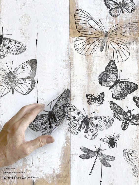 IOD Dekorstämpel - Butterflies