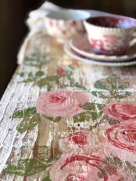 IOD Dekorstämpel - Painterly Roses