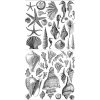 IOD Dekorstämpel -  Seashore 2st - 30x30cm