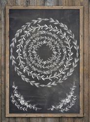 IOD Dekorstämpel - Wreath Builder Classic 30x30cm