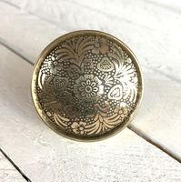 Möbelknopp - Brass Mandala Flower