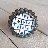 Möbelknopp -  Flower Chess