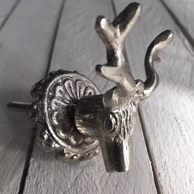 Möbelknopp - Silver Deer