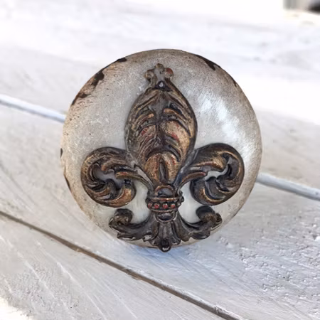Möbelknopp - Fleur de Lis