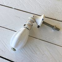 Dropphandtag - White Droplet