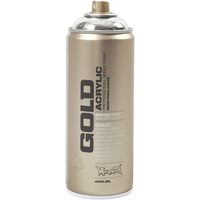 MONTANA™ GOLD - Metallic Sprayfärg 400ml - SILVER Chrome Effect