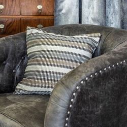 Jakobsdals Textil Metervara - BUFFALO Konstläder (Grå)