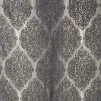 Jakobsdals Textil Metervara - COZY Damask (Grå/Silver)