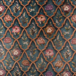 Jakobsdals Textil Metervara - GRACE MENDOZA (Aqua)