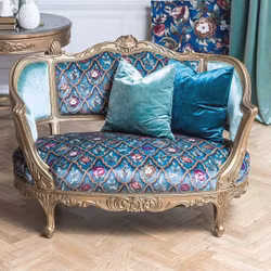 Jakobsdals Textil Metervara - GRACE MENDOZA (Aqua)