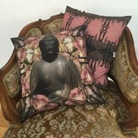 Van Asch Kuddfodral - BUDDHA ROSE 50x50cm