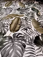 Boel & Jan Textil Metervara -  LEAFS
