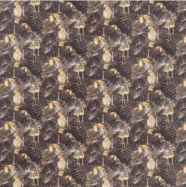 Boel & Jan Textil Metervara - Tropical Birds