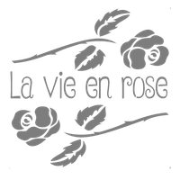 Autentico Schablon - La Vie en Rose ca 30x30cm