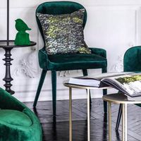 Jakobsdals Textil Metervara - PORTOFINO Labyrinth (Grön)
