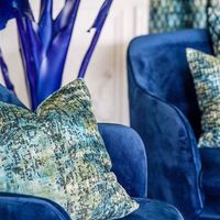 Jakobsdals Textil Metervara - PORTOFINO Speckled (Petrol)