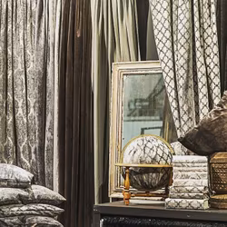 Jakobsdals Textil Metervara - COZY Diamond (Grå/Silver)