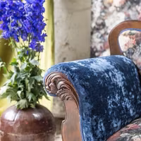 Jakobsdals Textil Metervara - COMO Vintage (Blå)