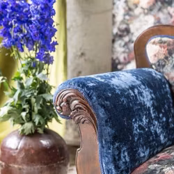 Jakobsdals Textil Metervara - COMO Vintage (Blå)
