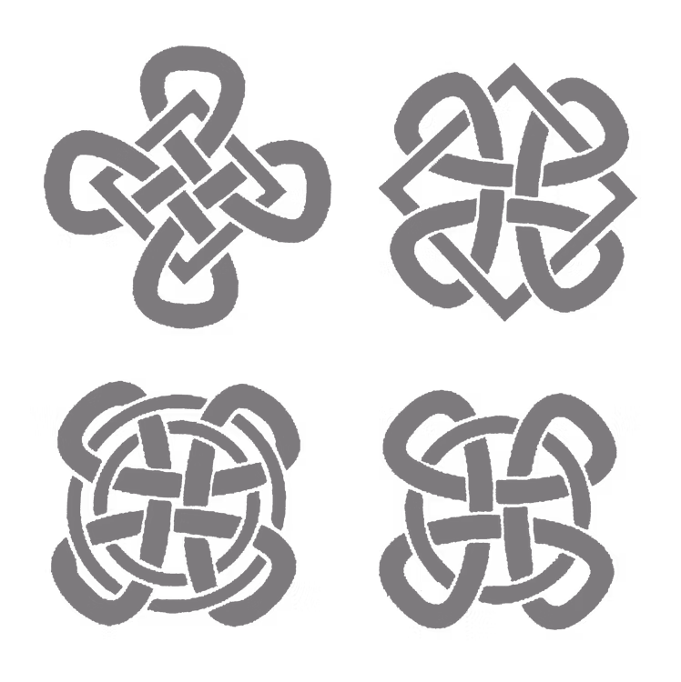 Autentico Schablon - Celtic Circle