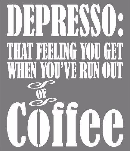 Autentico Schablon - Depresso