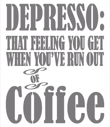 Autentico Schablon - Depresso
