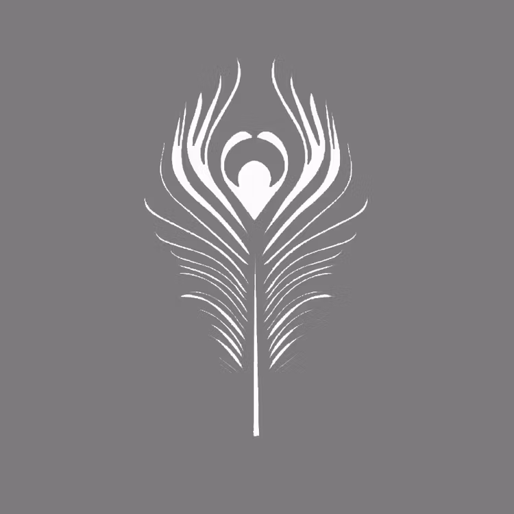 Autentico Schablon - Peacock Feather Fine