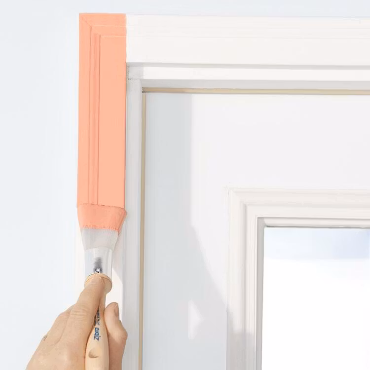 PENSEL - Zibra FAN Paint Brush - Solfjäderformad snickeri- och möbelpensel