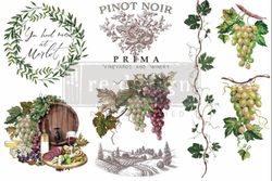 Re Design Décor Transfers® - Wine - LITEN ca 30x46cm