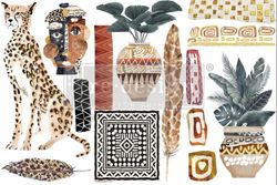 Re Design Décor Transfers® - Tribal Essence - LITEN ca 30x46cm