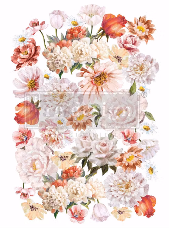 TRANSFER - Re Design Décor Transfers - Pretty in Peach