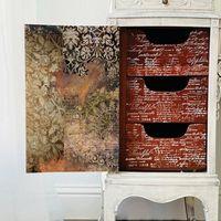 Re Design Tissue Paper - Gothic Rhapsody ca 48x76cm