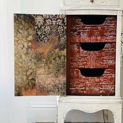 Re Design Tissue Paper - Gothic Rhapsody ca 48x76cm