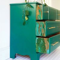 Re Design Tissue Paper -  Patina Copper ca 48x76cm