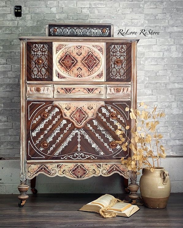 STÄMPLAR - Re Design Dekorstämpel - Tribal Prints -  Photo Credit: @ReLoveReStore