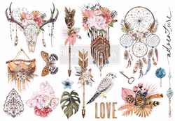 Re Design Décor Transfers® - Bohemian Solstice - LITEN ca 30x46cm
