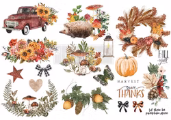 Re Design Décor Transfers® - Autumn Essentials - LITEN ca 30x46cm