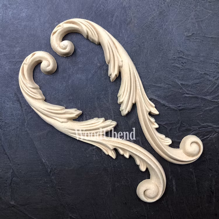 ORNAMENT - WoodUbend -  Scrolls WUB6006