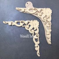 WoodUbend® Pediments (L) 21x41cm WUB6069 (2-pack)