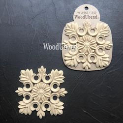 WoodUbend® Floral Squares (S) 11x11cm WUB2130 (2-pack)