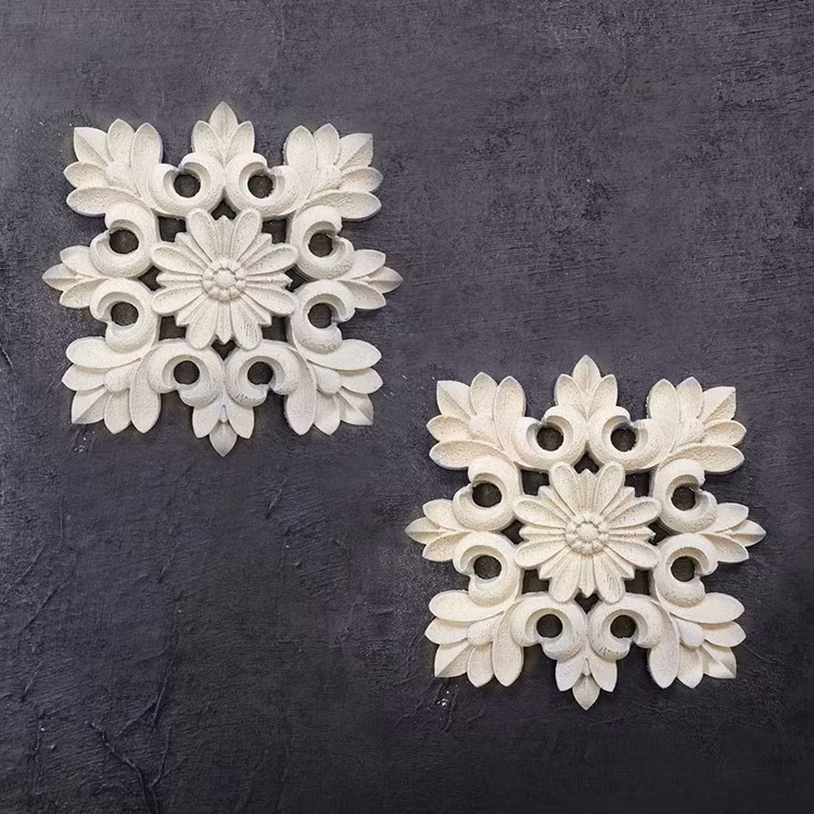 ORNAMENT - WoodUbend - Floral Squares WUB2130