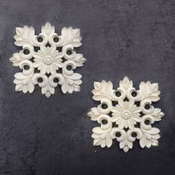 WoodUbend® Floral Squares (S) 11x11cm WUB2130 (2-pack)