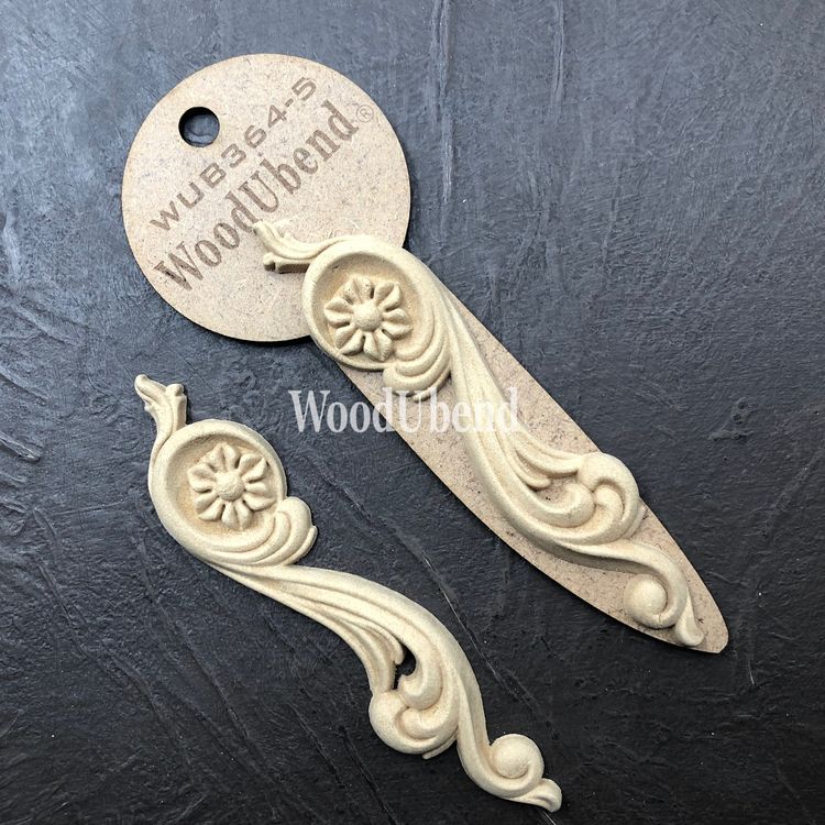 ORNAMENT - WoodUbend - Scrolls WUB364-5