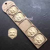 WoodUbend® Lions 4.7x3.5cm WUB1458 (5-pack)