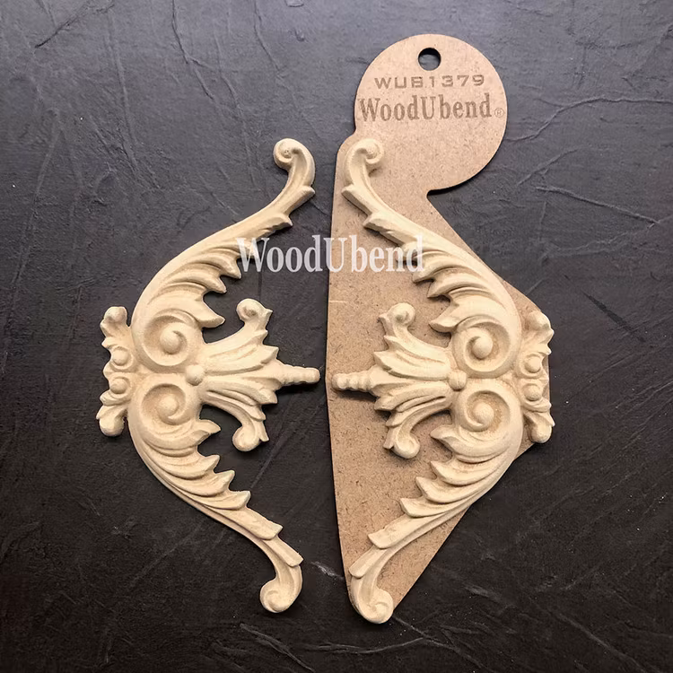 ORNAMENT - WoodUbend - Pediments WUB1379