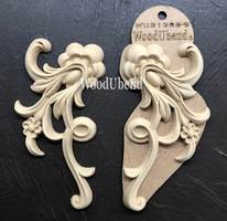 WoodUbend® Floral Scrolls 16x8cm WUB1388 (2-pack)
